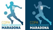 Se conoció el flamante logo de la Copa Diego Maradona