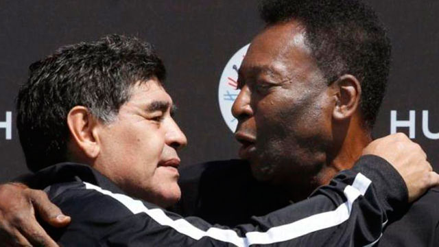 Diego y Pelé.