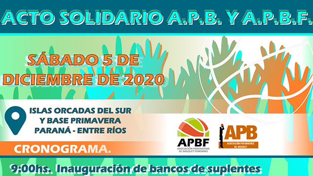 Acto solidario de la APB - APBF.