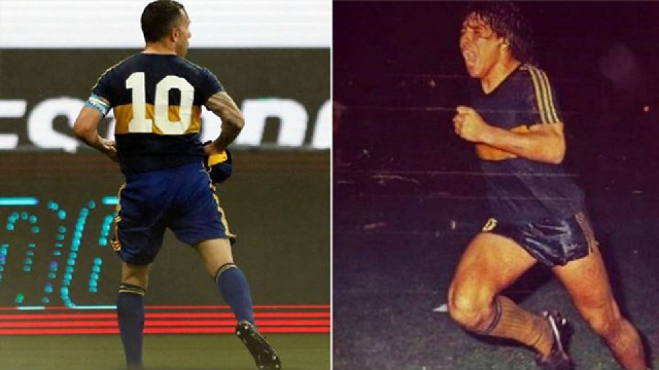 Tevez, sobre la camiseta que usó de Maradona: "Sabía que iba a hacer un gol".