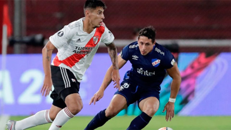 River le gan&oacute; 2-0 a Nacional y va a Uruguay con una buena ventaja.