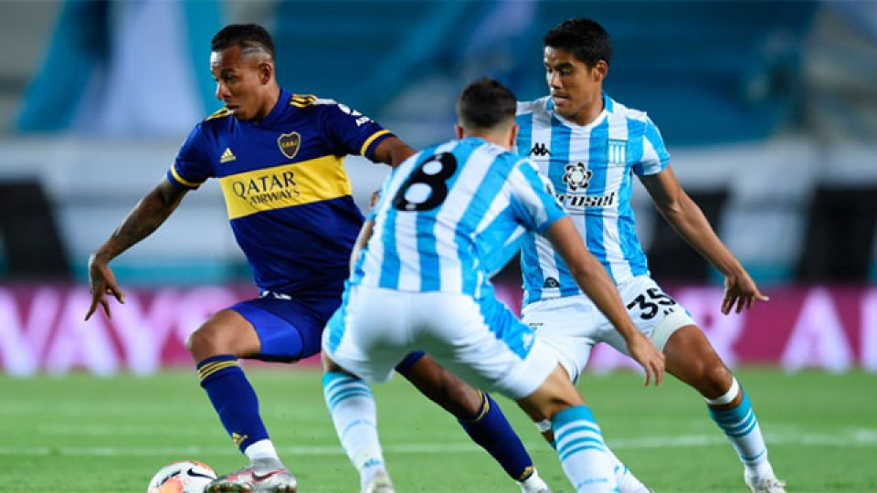 Racing venció a Boca y se quedó con el duelo de ida.