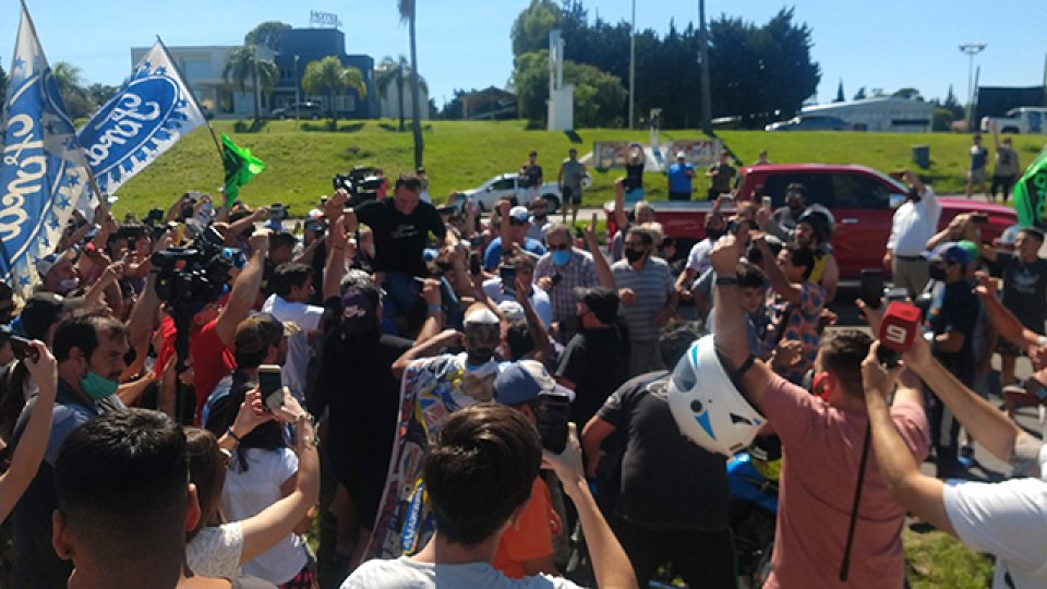 Werner y un recibimiento inolvidable.