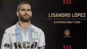 Lisandro López fue anunciado como el nuevo refuerzo para el equipo del entrerriano Heinze