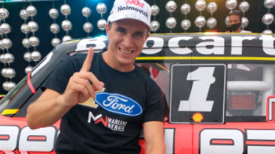 Mariano Werner y el nuevo diseño de su Ford. (Foto: @La4deFord)