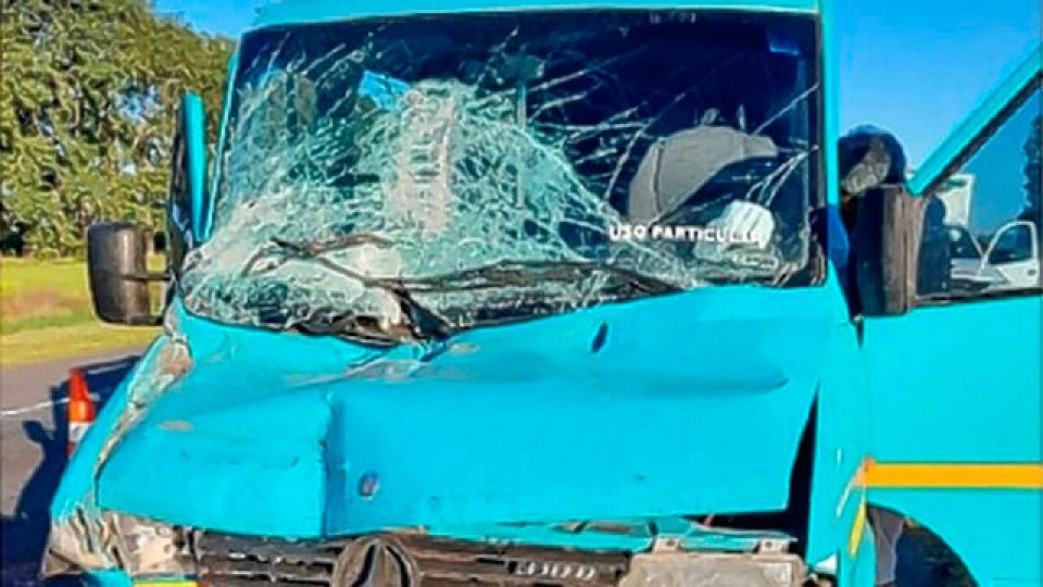El piloto paranaense tuvo un accidente en Ruta 9. (Crédito: El Informante)
