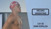 Juan Ignacio Méndez estableció un nuevo récord nacional en 200 metros espalda