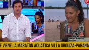 Aguas Abiertas: Yamila Alarcón una de las protagonistas de la Villa Urquiza- Paraná