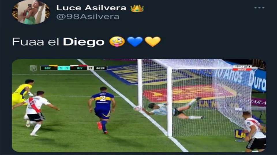 &quot;Fua, el Diego&quot;, fue la frase que se viralizó en cada supuesta aparición del 10.