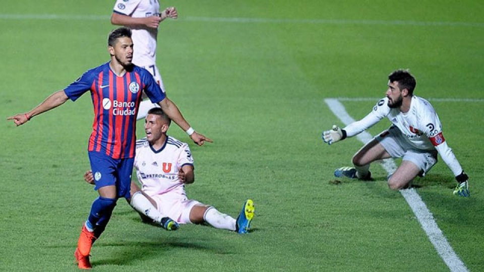 San Lorenzo eliminó a Universidad de Chile y ahora enfrentará a Santos.