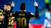 Doblete y asistencia de Messi que batió dos récords con su presencia en la goleada de Barcelona