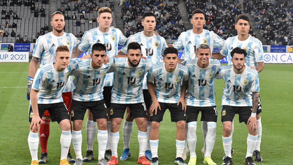 El homenaje de la Selección Argentina Sub 23.