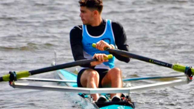 Luciano Moreyra, el joven remero del Rowing fue convocado a la selección.