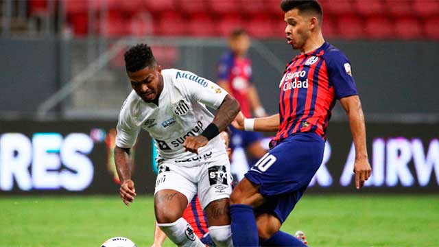 San Lorenzo empató con Santos y se quedó afuera de la Copa Libertadores.