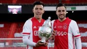 El entrerriano Lisandro Martínez y Tagliafico se coronaron campeones con Ajax