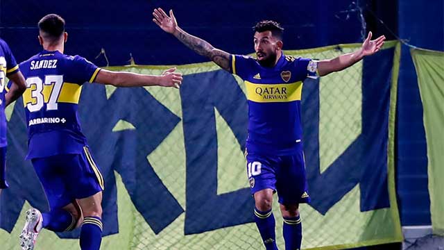 Boca derrotó a Santos en la Bombonera y se afirma en la Copa Libertadores.
