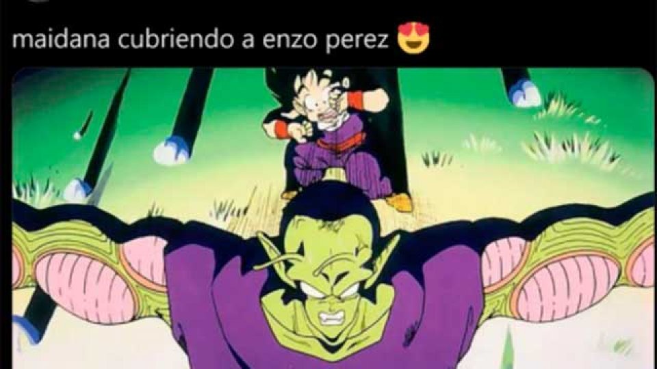 Los mejores memes tras la actuación de Enzo Pérez como arquero.