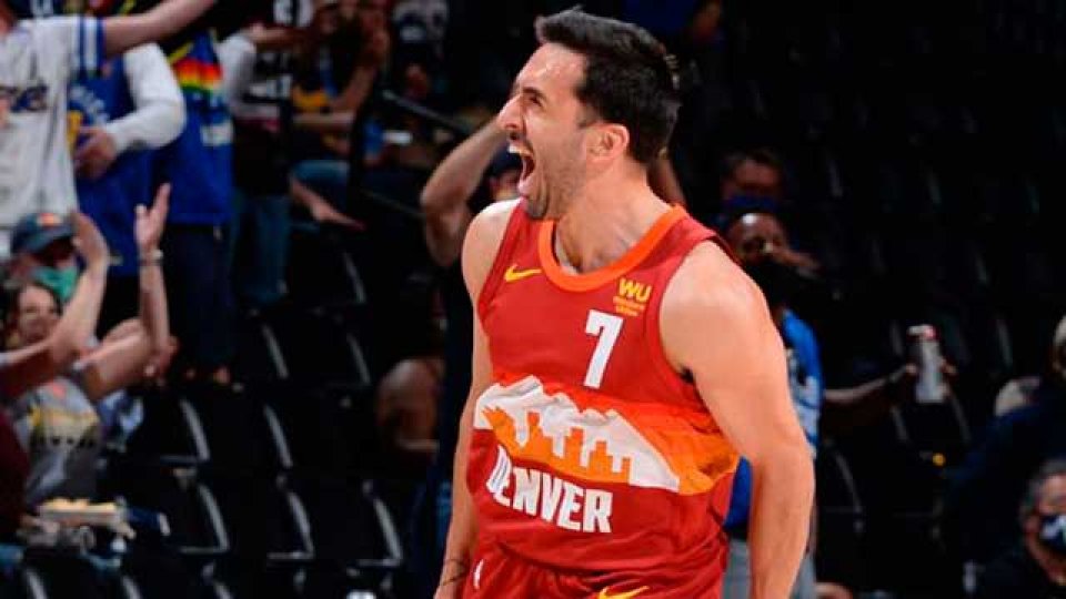 Denver empató la serie ante Portland con otra buena actuación de Campazzo.