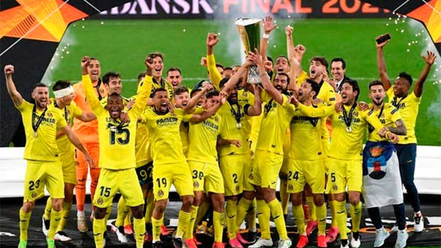 Villarreal salió campeón de la Europa League tras superar al Manchester United.