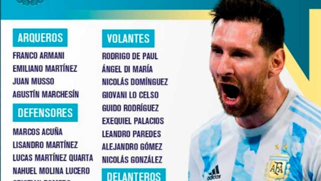 Lionel Scaloni presentó la lista para la Copa América.
