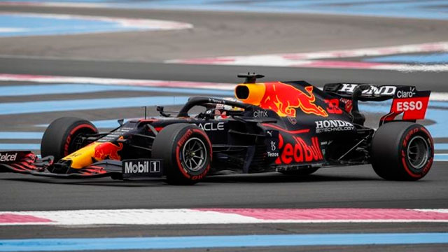 Verstappen logró la pole en el Gran Premio de Francia de Fórmula 1.