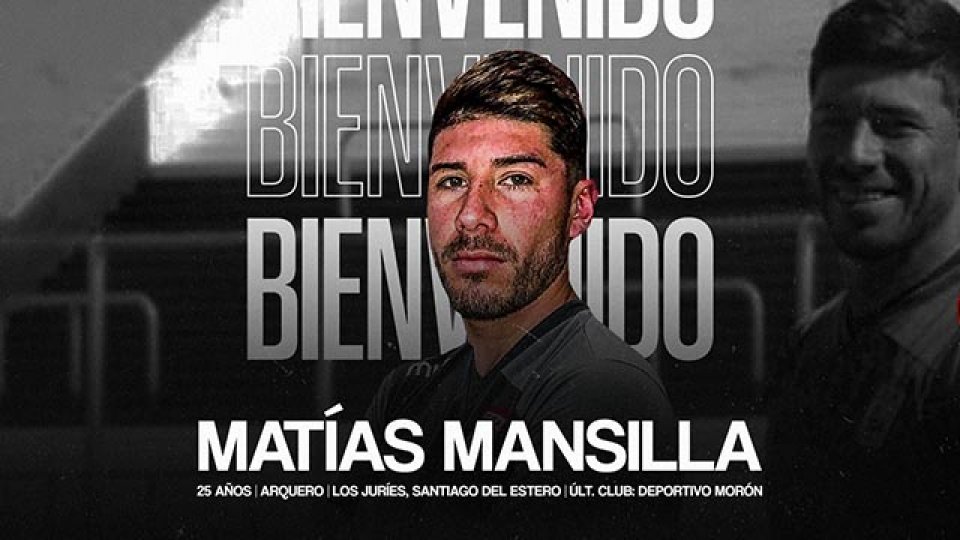 Matías Mansilla es el nuevo arquero de Patrón.