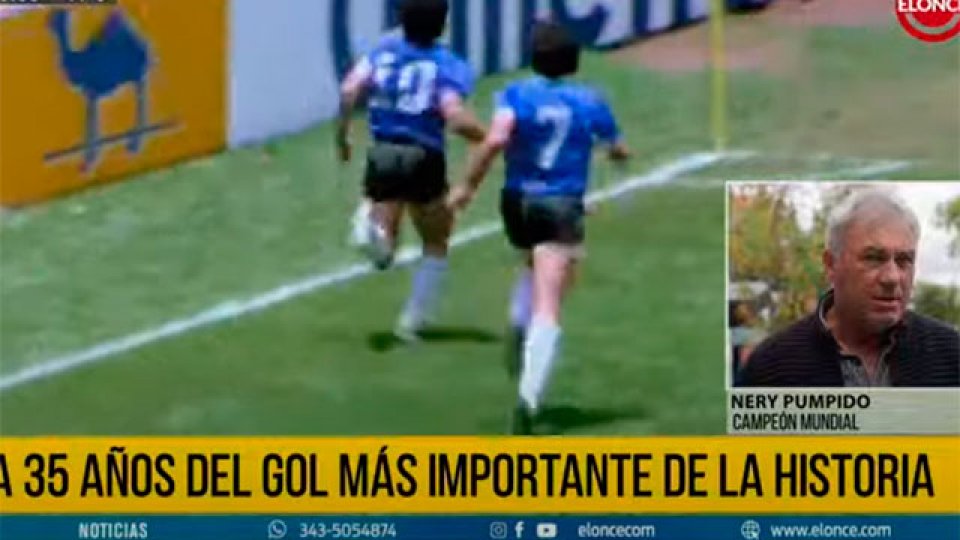 Nery Pumpido y el recuerdo del gol de Maradona a los ingleses.