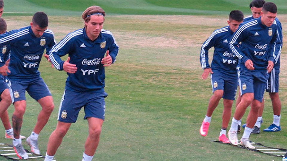 La Selección Argentina Sub 23 empezó a entrenarse para Tokio 2021.