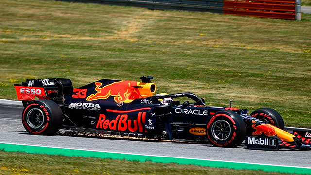 Max Verstappen se quedó con la clasificación en Austria.