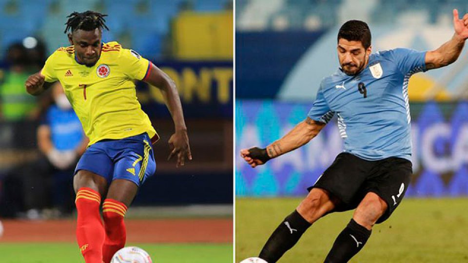 Uruguay y Colombia buscarán un lugar entre los cuatro mejores.