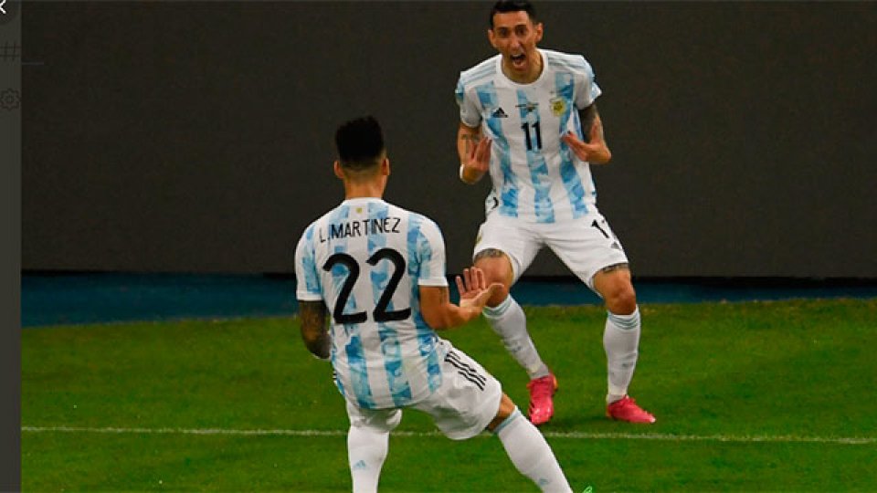 Histórico Maracanazo de Argentina: superó a Brasil en la final.