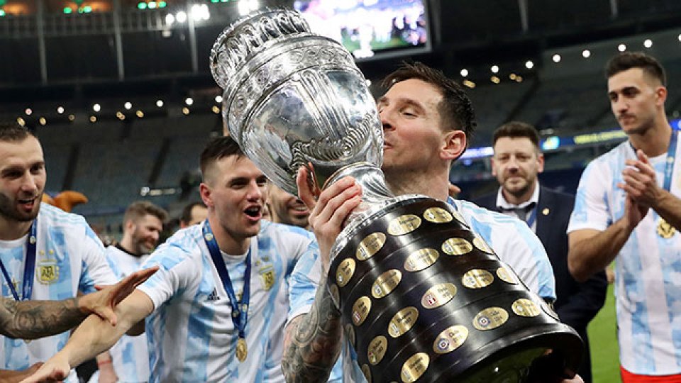 Lionel Messi consiguió su primer título con la Selección Argentina.