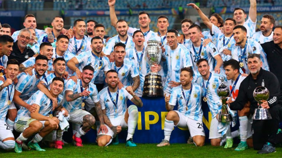La Argentina salió campeón de la Copa América.