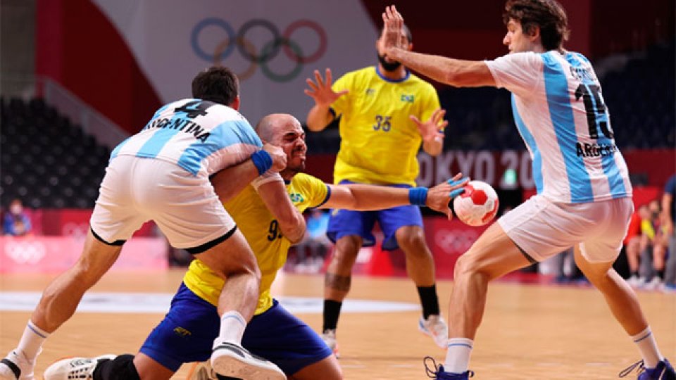 El handball estuvo cerca de la hazaña, pero cayeron con Brasil.