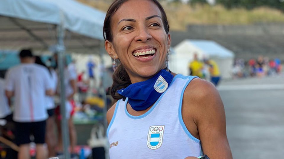 Marcela Gómez completó el Maratón femenino en los Juegos Olímpicos de Tokio.