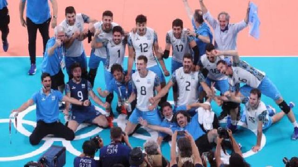 Los protagonistas expresaron su enorme felicidad por la medalla de bronce.