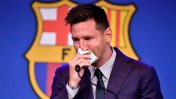 Messi, quebrado en llanto: 