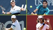 Cuatro tenistas argentinos hacen su presentación en la apertura del US Open