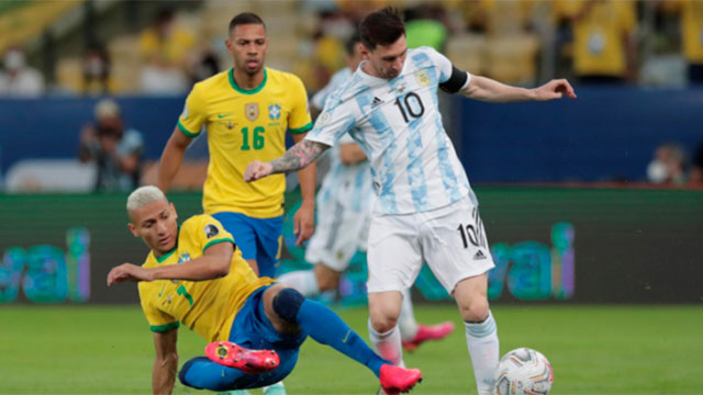 Argentina y Brasil jugarán el domingo a las 16 en San Pablo.