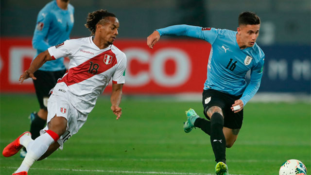 Perú y Uruguay terminaron iguales en Lima por las Eliminatorias.