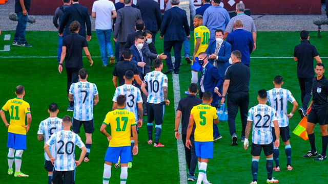 El Gobierno de Brasil suspende el superclásico sudamericano en San Pablo.