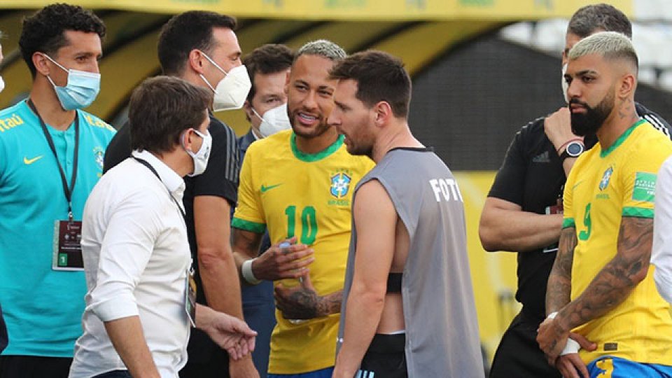 La bronca de Lionel Messi ante las autoridades brasileñas.