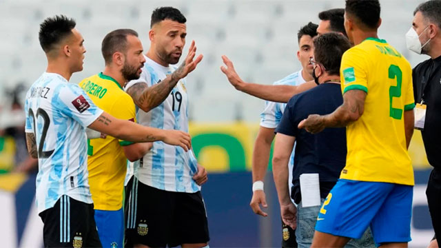 Brasil modificó el protocolo que suspendió el partido con Argentina.