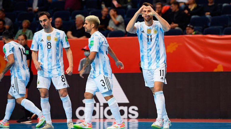 Espectacular goleada de Argentina en el debut en el Mundial de Fútsal.