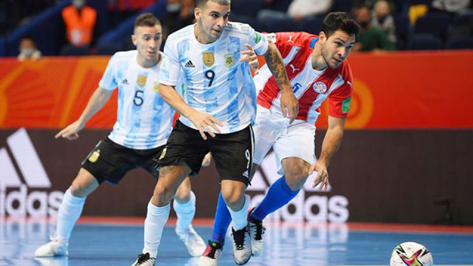 Argentina juega ante Rusia por los cuartos del Mundial de Futsal.