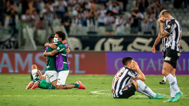 Palmeiras igualó con Atlético Mineiro y llegó otra vez a la final.