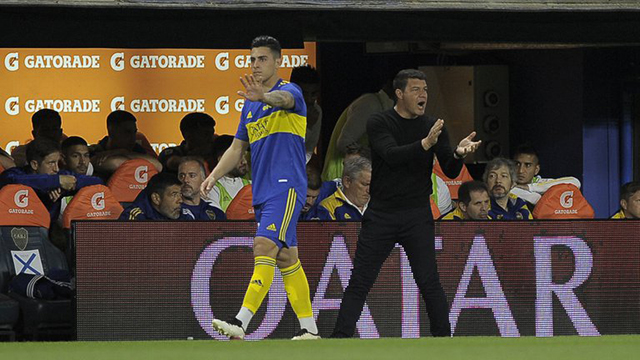 El entrenador de Boca Juniors destacó el triunfo ante Godoy Cruz.