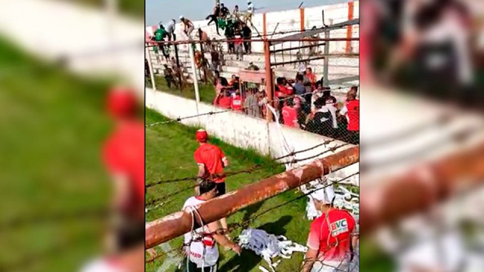 Incidentes entre Huracán y Bella Vista, por la Liga del Sur.