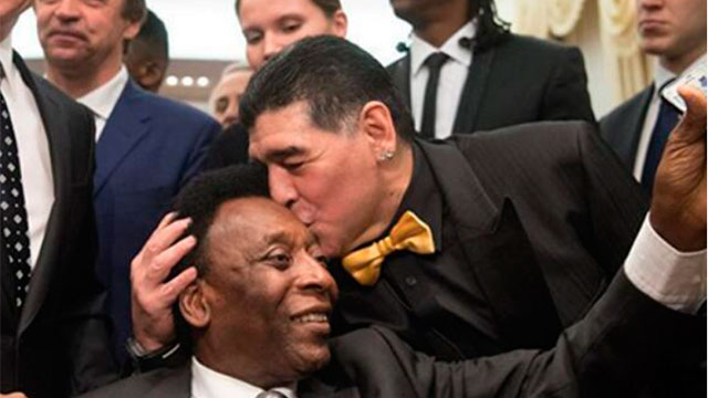 El conmovedor mensaje de Pelé a Diego Maradona por su cumpleaños 61.