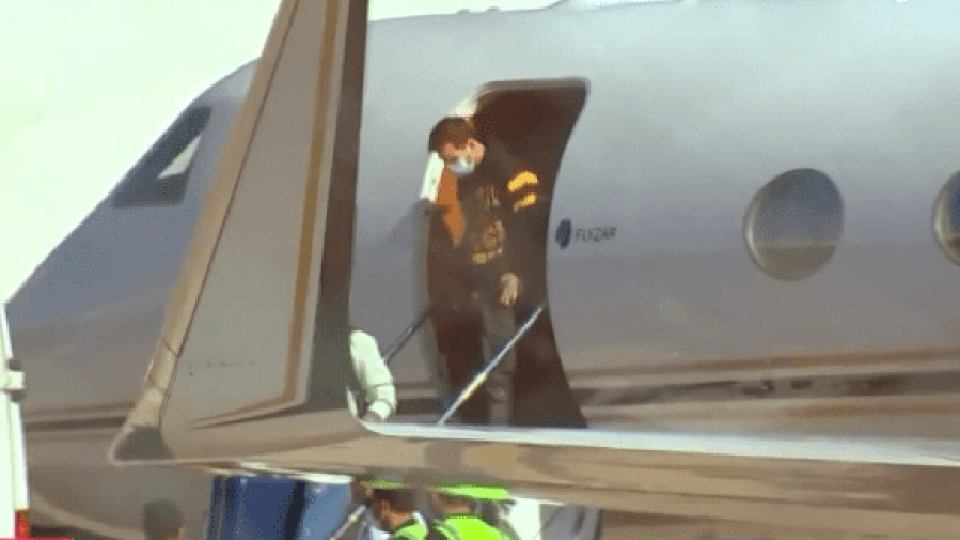 Messi, Di María y Paredes llegaron al país.